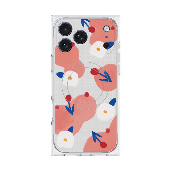 Premium Square Case with MagSafe［ Mod Deco - Original - Flower/C ］