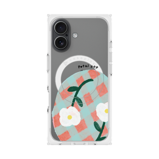 Premium Square Case with MagSafe［ Mod Deco - Original - Flower/D ］