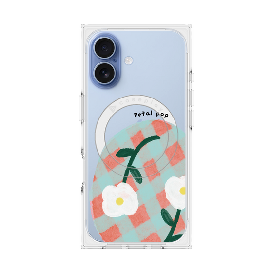 Premium Square Case with MagSafe［ Mod Deco - Original - Flower/D ］