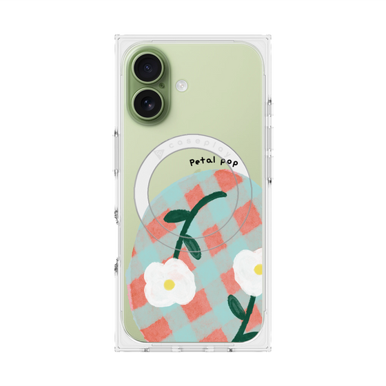 Premium Square Case with MagSafe［ Mod Deco - Original - Flower/D ］