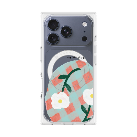 Premium Square Case with MagSafe［ Mod Deco - Original - Flower/D ］