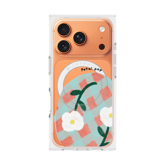 Premium Square Case with MagSafe［ Mod Deco - Original - Flower/D ］