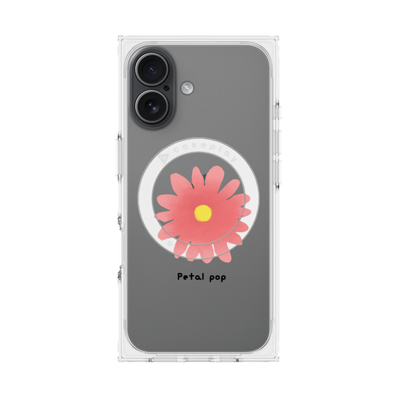 Premium Square Case with MagSafe［ Mod Deco - Original - Flower/E ］