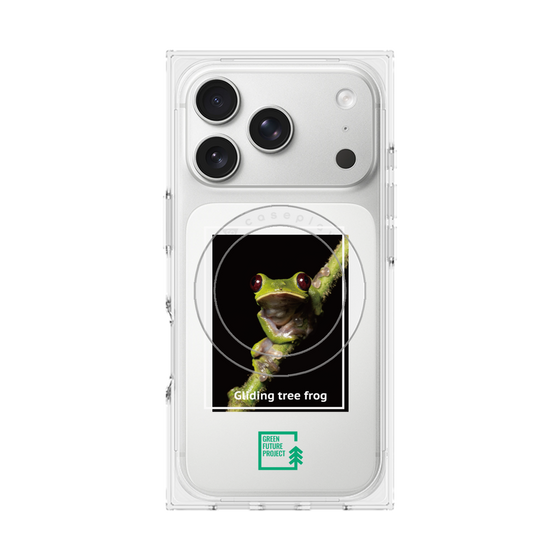 Premium Square Case with MagSafe［ Green Future Project - Gliding tree frog ］