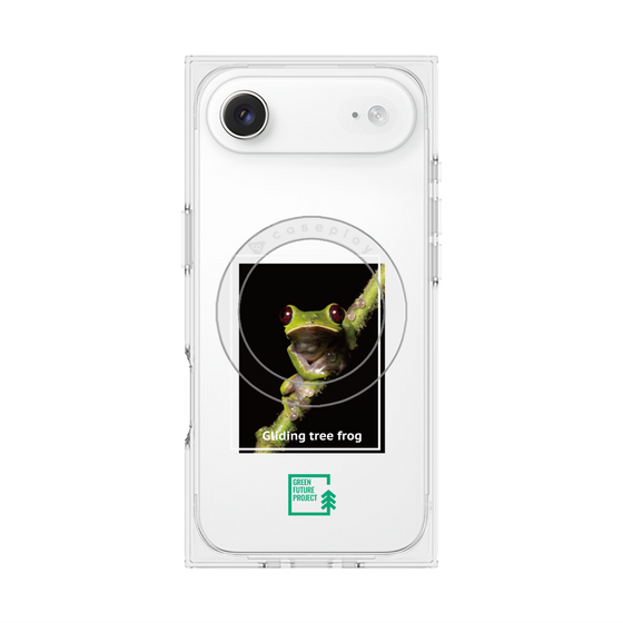 Premium Square Case with MagSafe［ Green Future Project - Gliding tree frog ］