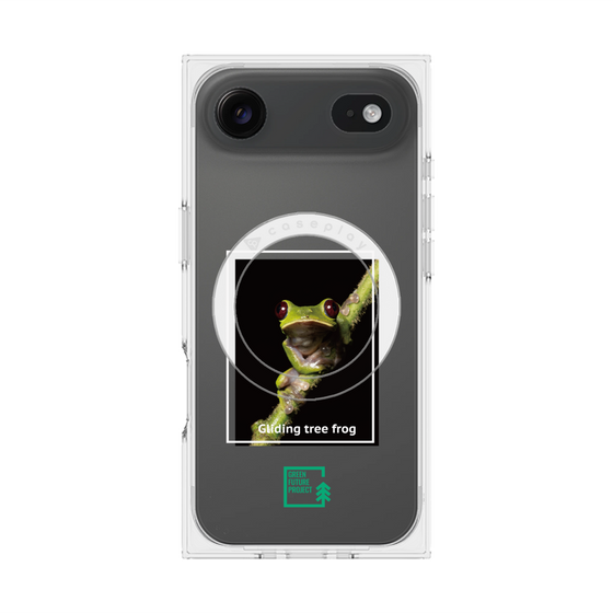 Premium Square Case with MagSafe［ Green Future Project - Gliding tree frog ］