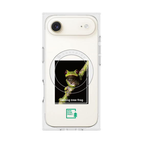 Premium Square Case with MagSafe［ Green Future Project - Gliding tree frog ］