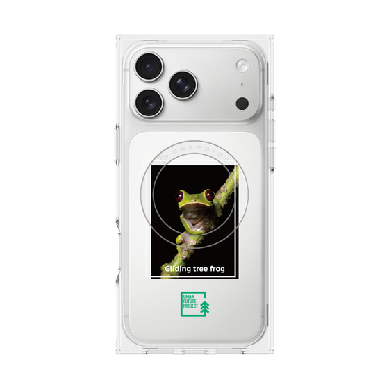 Premium Square Case with MagSafe［ Green Future Project - Gliding tree frog ］