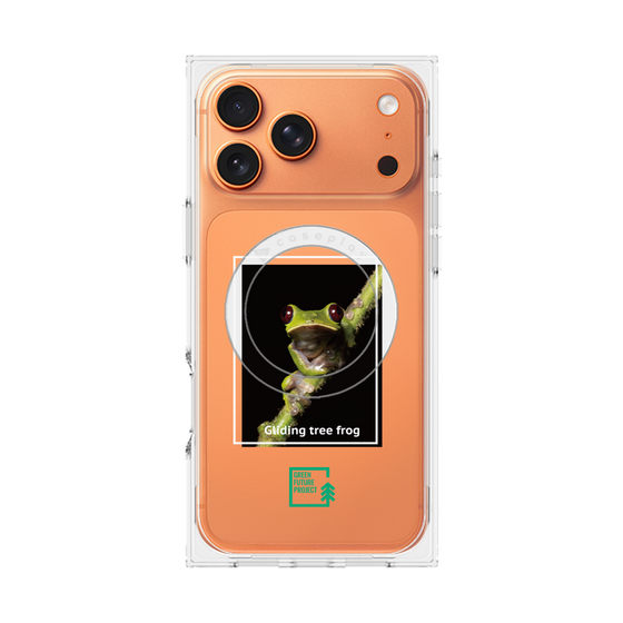 Premium Square Case with MagSafe［ Green Future Project - Gliding tree frog ］
