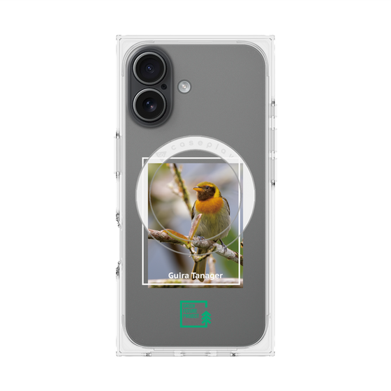 Premium Square Case with MagSafe［ Green Future Project - Guira Tanager ］