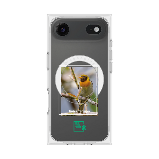 Premium Square Case with MagSafe［ Green Future Project - Guira Tanager ］