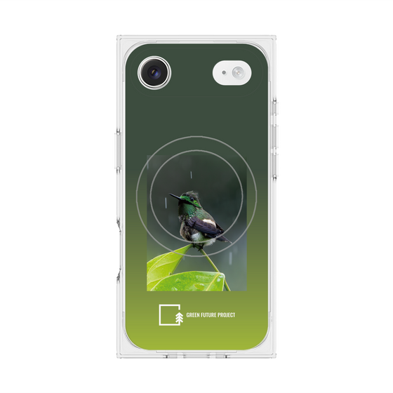 Premium Square Case with MagSafe［ Green Future Project - Butterfly Coquette ］