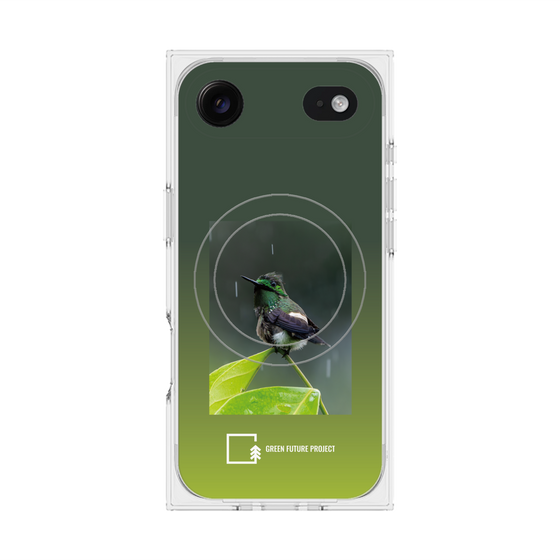 Premium Square Case with MagSafe［ Green Future Project - Butterfly Coquette ］