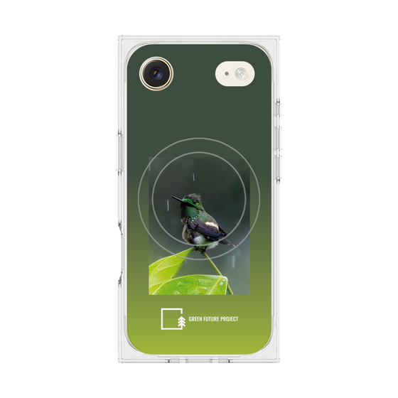 Premium Square Case with MagSafe［ Green Future Project - Butterfly Coquette ］