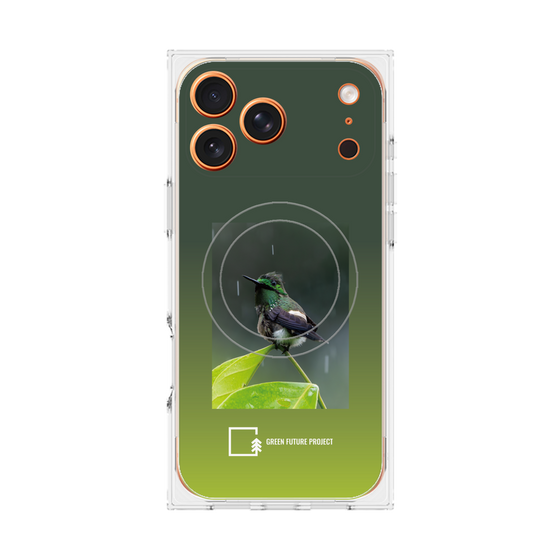 Premium Square Case with MagSafe［ Green Future Project - Butterfly Coquette ］