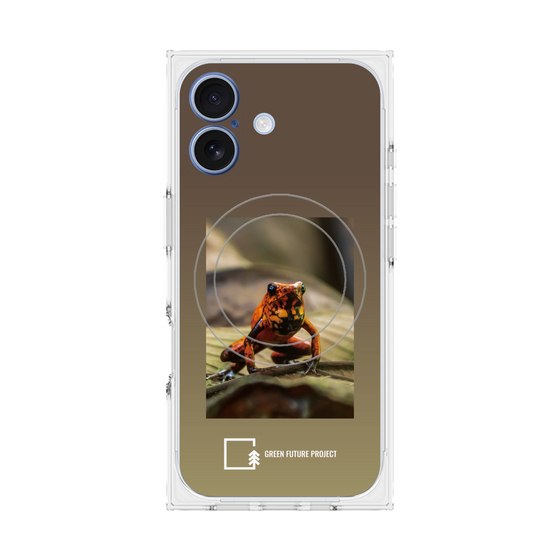 Premium Square Case with MagSafe［ Green Future Project - Poison-dart Frogs ］