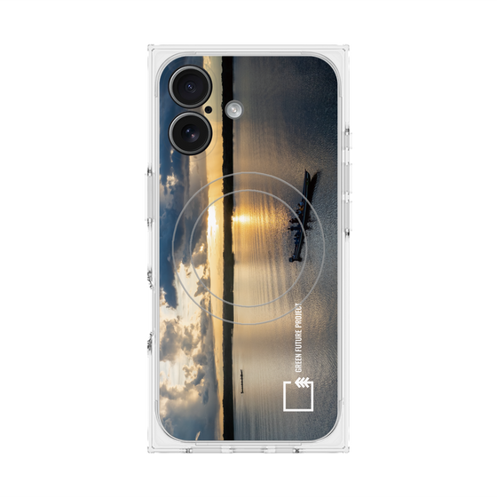 Premium Square Case with MagSafe［ Green Future Project - Landscape ］