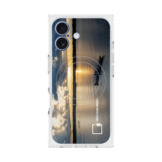 Premium Square Case with MagSafe［ Green Future Project - Landscape ］