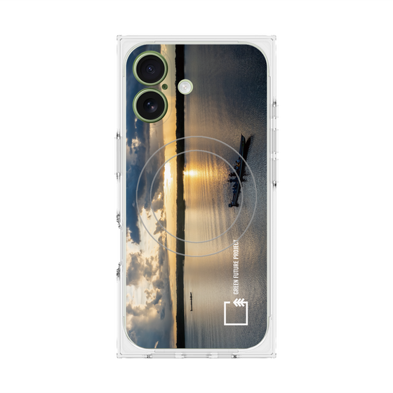 Premium Square Case with MagSafe［ Green Future Project - Landscape ］