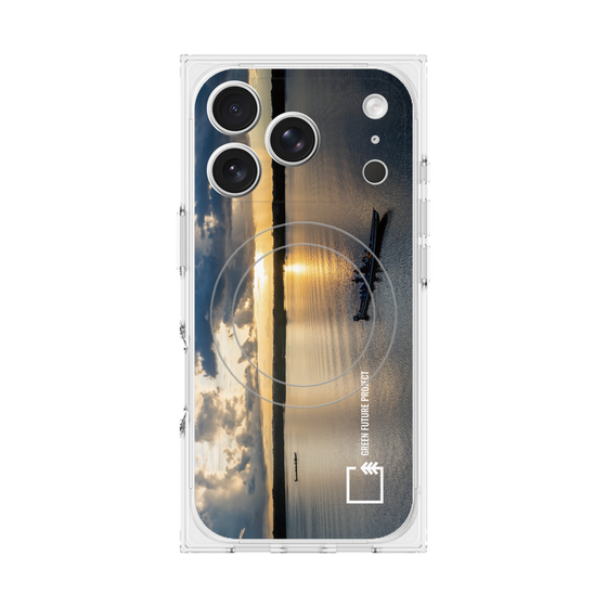 Premium Square Case with MagSafe［ Green Future Project - Landscape ］