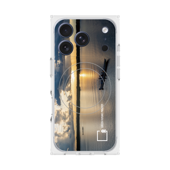 Premium Square Case with MagSafe［ Green Future Project - Landscape ］