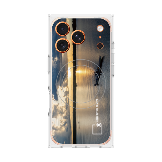 Premium Square Case with MagSafe［ Green Future Project - Landscape ］