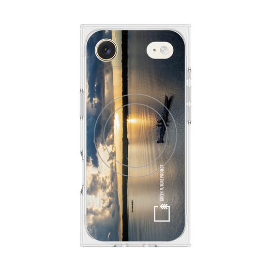 Premium Square Case with MagSafe［ Green Future Project - Landscape ］