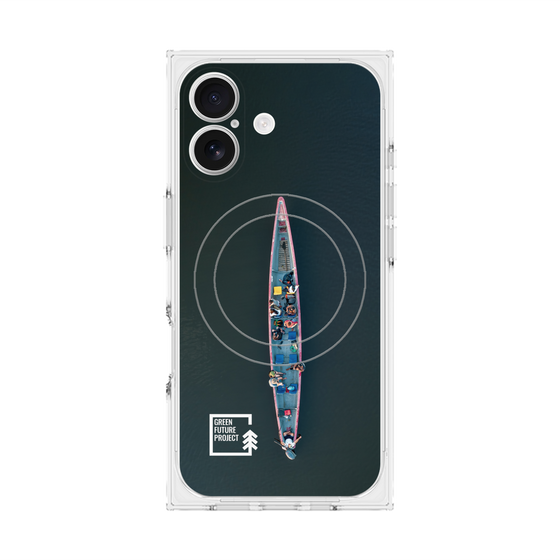 Premium Square Case with MagSafe［ Green Future Project - Landscape2 ］