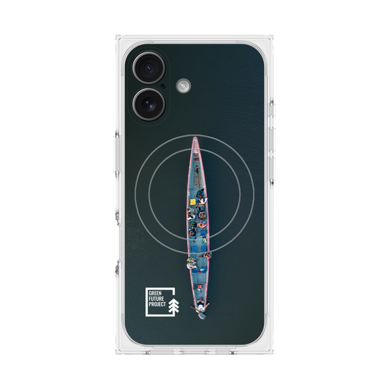 Premium Square Case with MagSafe［ Green Future Project - Landscape2 ］