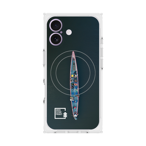 Premium Square Case with MagSafe［ Green Future Project - Landscape2 ］