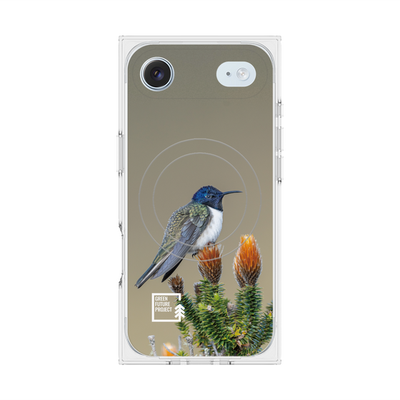 Premium Square Case with MagSafe［ Green Future Project - Ecuadorian Hillstar ］