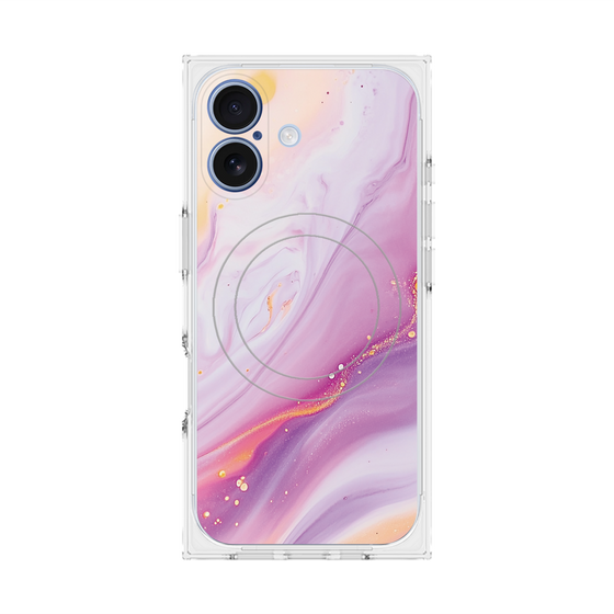 Premium Square Case with MagSafe［ Color Rain - Original - Moonlit Mauve ］