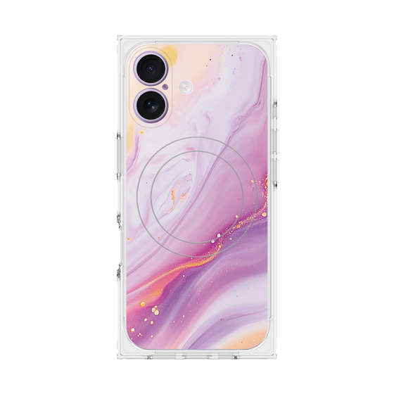 Premium Square Case with MagSafe［ Color Rain - Original - Moonlit Mauve ］