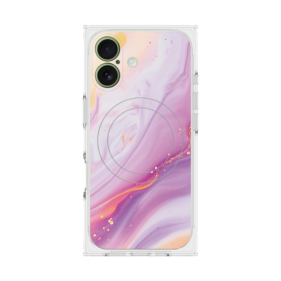 Premium Square Case with MagSafe［ Color Rain - Original - Moonlit Mauve ］