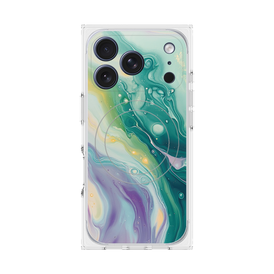 Premium Square Case with MagSafe［ Color Rain - Original - Dusky Forest ］