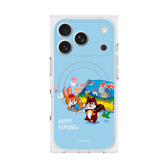 Premium Square Case with MagSafe［ Kuppy Ramune - Drawing 1 ］