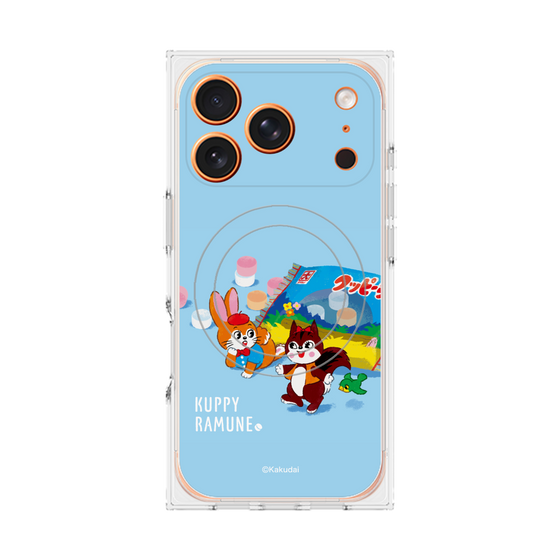 Premium Square Case with MagSafe［ Kuppy Ramune - Drawing 1 ］
