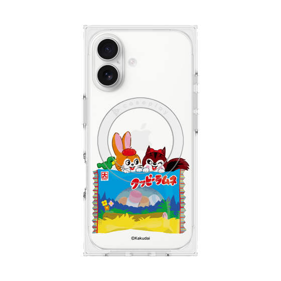 Premium Square Case with MagSafe［ Kuppy Ramune - Drawing 3 ］