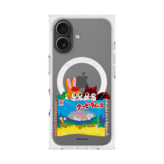 Premium Square Case with MagSafe［ Kuppy Ramune - Drawing 3 ］