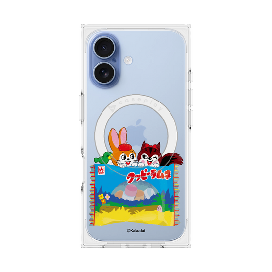 Premium Square Case with MagSafe［ Kuppy Ramune - Drawing 3 ］