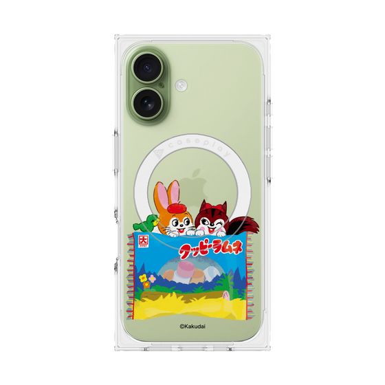 Premium Square Case with MagSafe［ Kuppy Ramune - Drawing 3 ］