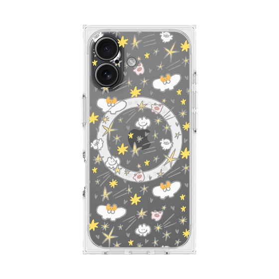 Premium Square Case with MagSafe［ Mokmokchan - Stars ］