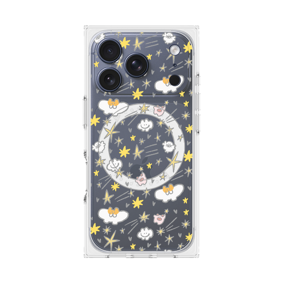 Premium Square Case with MagSafe［ Mokmokchan - Stars ］