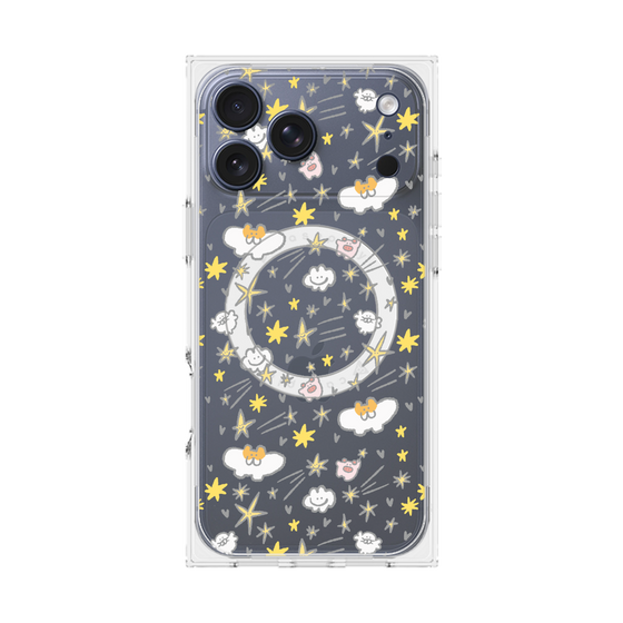 Premium Square Case with MagSafe［ Mokmokchan - Stars ］