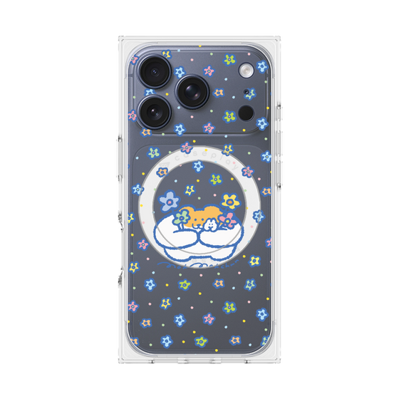 Premium Square Case with MagSafe［ Mokmokchan - Flowers ］