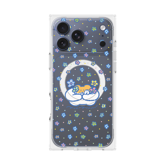 Premium Square Case with MagSafe［ Mokmokchan - Flowers ］