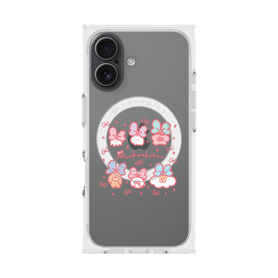 Premium Square Case with MagSafe［ Mokmokchan - Ribbons ］