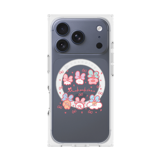 Premium Square Case with MagSafe［ Mokmokchan - Ribbons ］