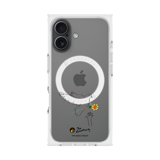Premium Square Case with MagSafe［ PICASSO - Dove of Peace ］