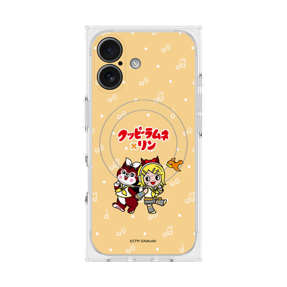 Premium Square Case with MagSafe［ Hatsune Miku × Kuppy Ramune - Kagamine Rin × Ram - Chibi Illustration ］